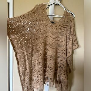 Boho poncho/coverup
